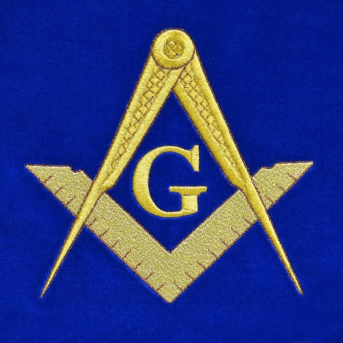 Zednářské kružítko baner malý