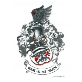 Velebný rodinná heraldika