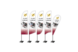 Muší křídla - beachflags - beach vlajky