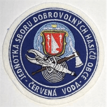 Hasičská nášivka Červená Voda