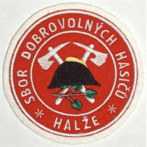 Hasičská nášivka Halže