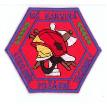 Hasičská nášivka ISŠ Karviná