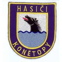 Hasičská nášivka Konětopy