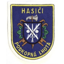 Hasičská nášivka Podkopná Lhota