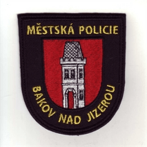 Nášivka - Městská policie Bakov nad Jizerou