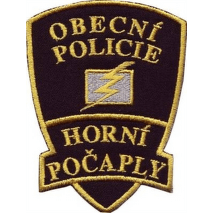 Nášivka - Obecní policie Horní Počaply