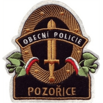 Nášivka - Obecní policie Pozořice
