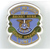 Vojenská nášivka Letecké opravny Líně