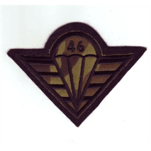 Vojenská nášivka Padák 46 - polní