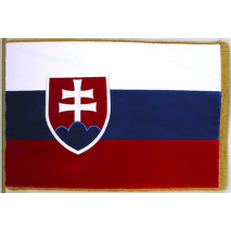 Slavnostní sametová vlajka Slovenské republiky
