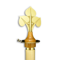 Žerď s lipovou ratolestí