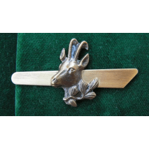 Kravatová spona - kamzík starozlatý