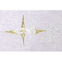 Křestní rouška č4 detail