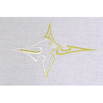 Křestní rouška č5 detail