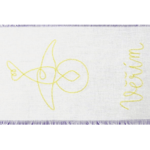 Křestní rouška č9 detail