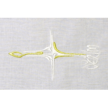 Křestní rouška č16 detail