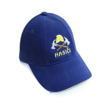 Čepice hasičská modrá s hasičskými motivy