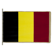 Slavnostní sametová vlajka Belgického království