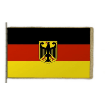 Slavnostní sametová vlajka Německa s vyšívanou orlicí