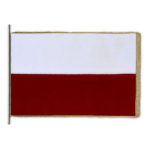 Slavnostní sametová vlajka Polsko