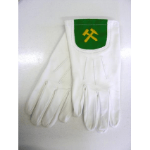 Ceremoniální kožené rukavice pro horníky