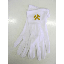 Ceremoniální látkové rukavice pro horníky