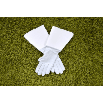 Kožené slavnostní rukavice vysoké