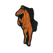 Kůň rezavý nášivka