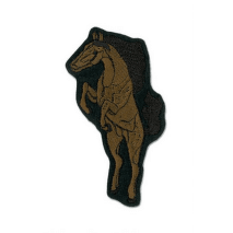 Kůň tmavě hnědý nášivka