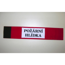Požární hlídka rukávová páska