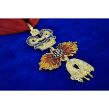 Řád zlatého rouna zlacený a smaltovaný