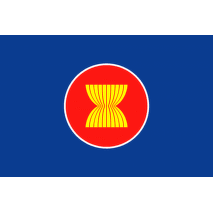 Tištěná vlajka ASEAN