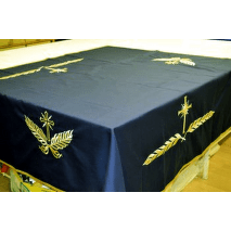 Příkrov na máry černozlatá varianta