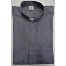 košile kněžská antracit 2