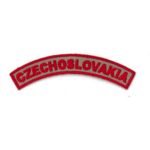 Vojenská nášivka - domovenka CZECHOSLOVAKIA