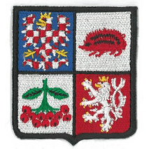 Nášivka znaku kraje Vysočina 50 x 60 mm upravená