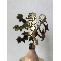 Mosazná špička se lvem I.