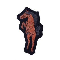 kůň hnědý nášivka