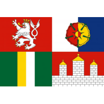 Jihočeský kraj tištěná vlajka