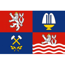 Karlovarský kraj tištěná vlajka