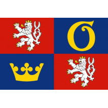 Královéhradecký kraj tištěná vlajka