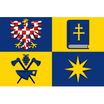 Zlínský kraj tištěná  vlajka