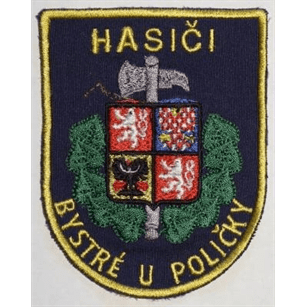 Hasičská nášivka Bystré u Poličky