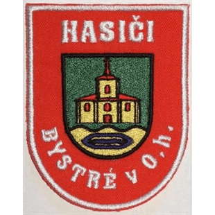 Hasičská nášivka Bystré v Orlických horách