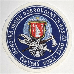 Hasičská nášivka Červená Voda