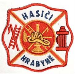 Hasičská nášivka Hrabyně