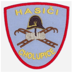 Hasičská nášivka Cholupice