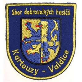 Hasičská nášivka Kartouzy-Valdice