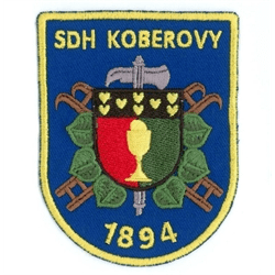 Hasičská nášivka Koberovy