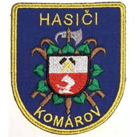 Hasičská nášivka Komárov II